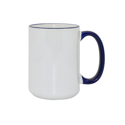 Velký hrnek 500 ml s barevným uchem