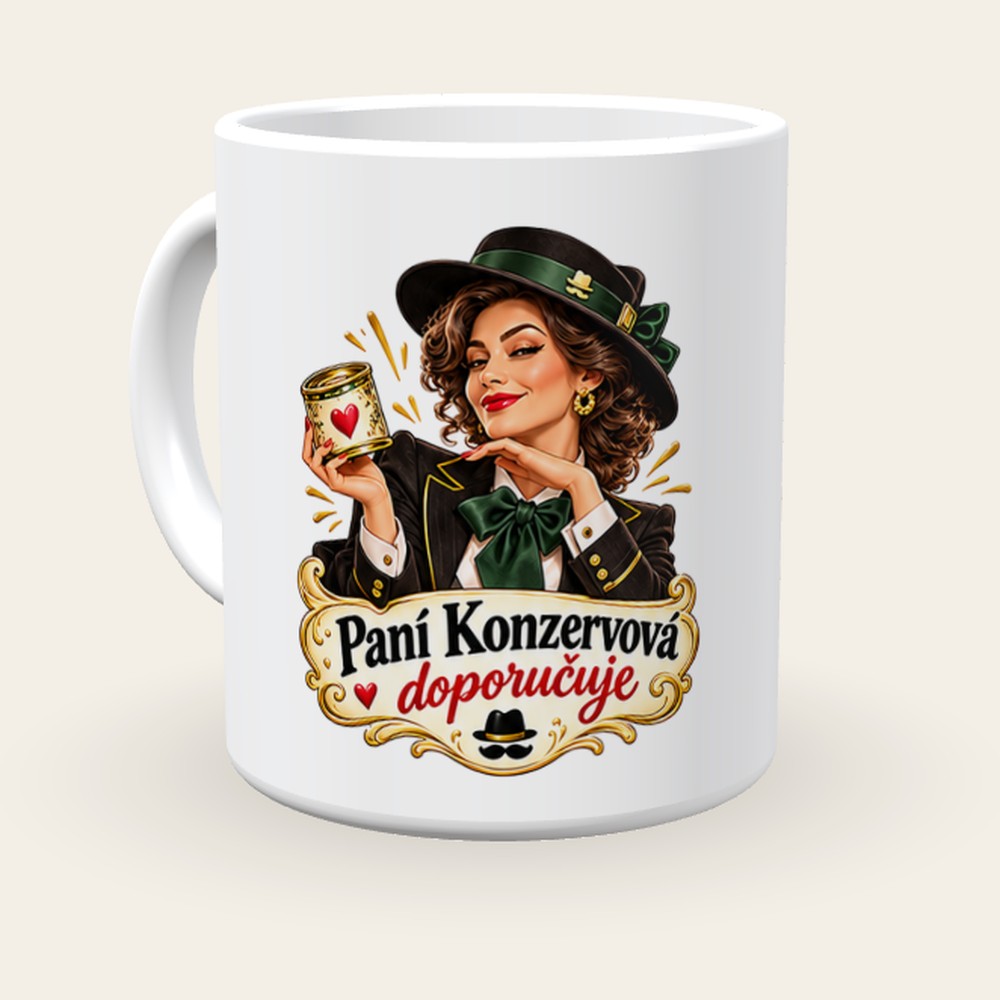 Hrnek Paní Konzervová