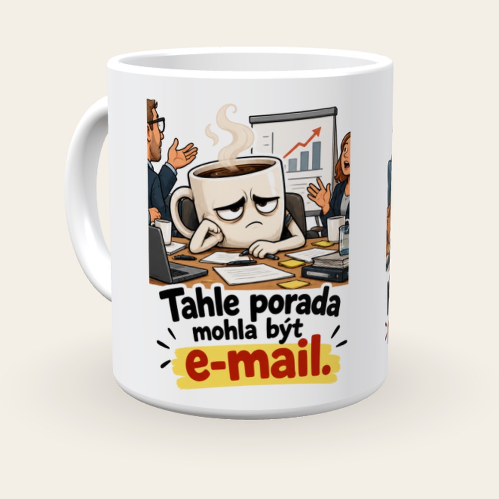 Vtipný hrnek do kanceláře