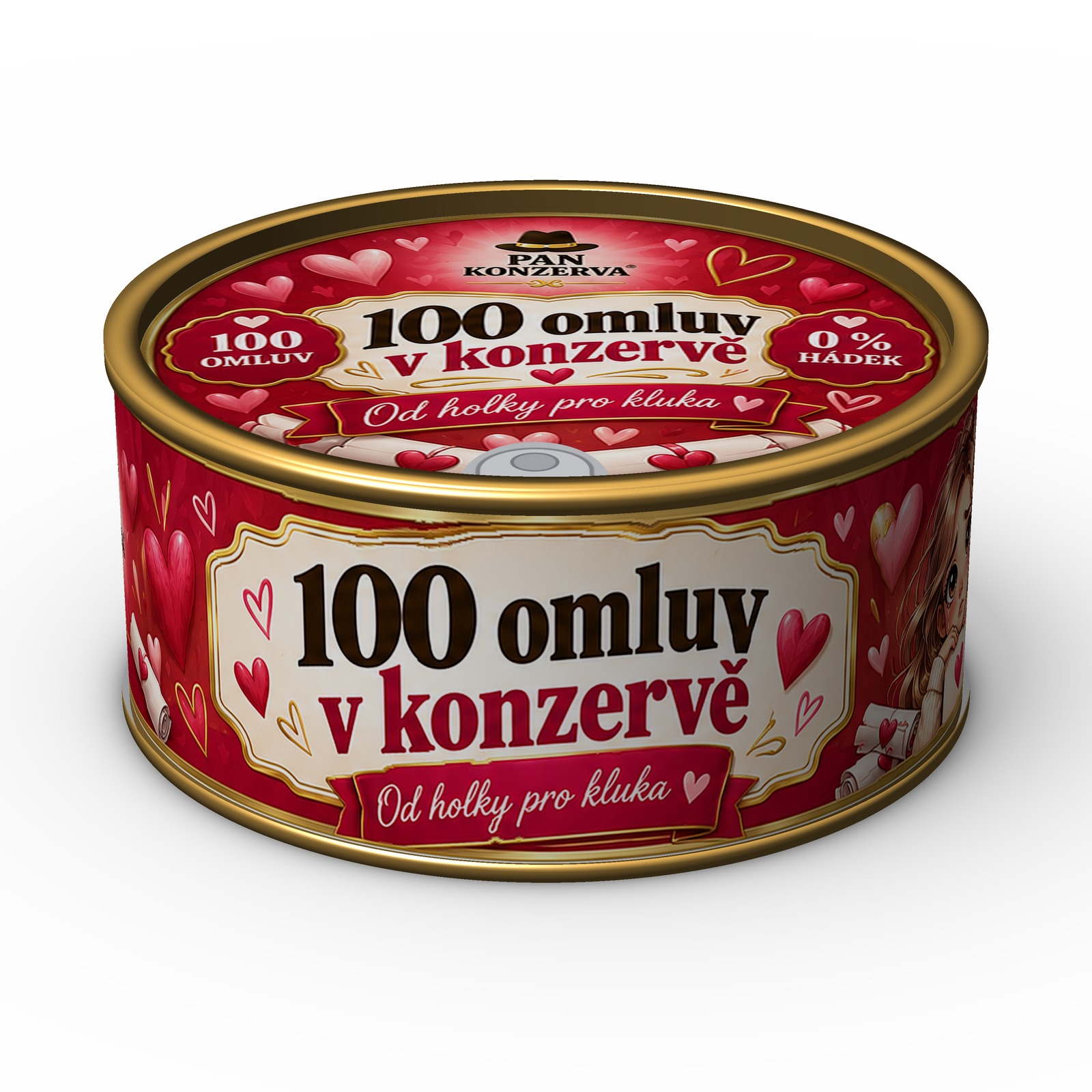 Konzerva se 100 omluvami