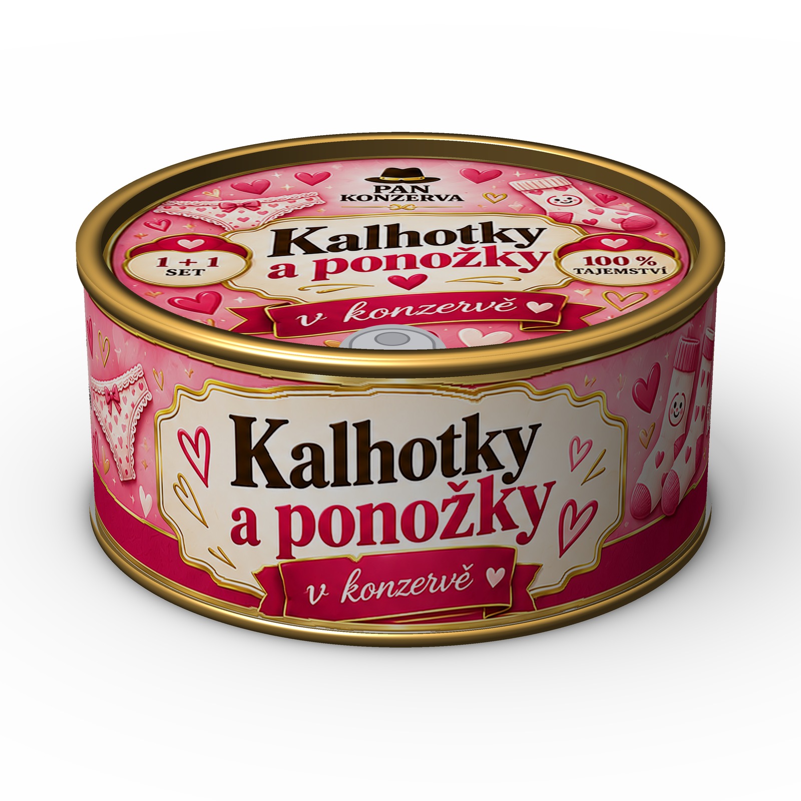 Kalhotky a ponožky v konzervě